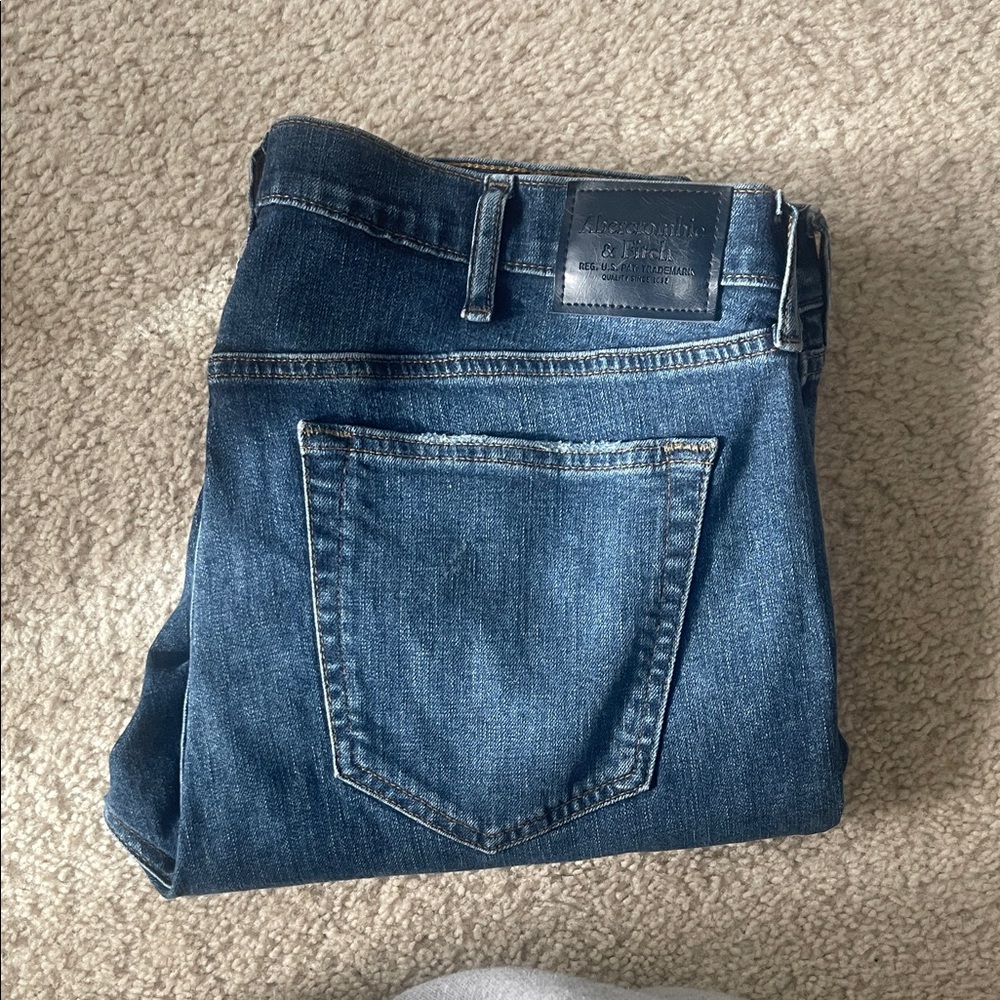 Abercrombie & Fitch Dark Blue Skinny Jeans